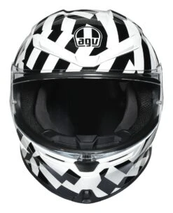 AGV K6 Secret Helmet -Motorcycle Parts Shop agvk6 secret helmet black white 5
