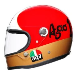 AGV X3000 Ago Helmet -Motorcycle Parts Shop agvx3000 ago helmet green gold 2