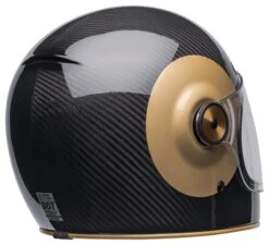 Bell Helmets Bell Bullitt Carbon TT Helmet -Motorcycle Parts Shop bell bullitt carbon tt helmet gloss black gold 4