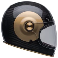 Bell Helmets Bell Bullitt Carbon TT Helmet -Motorcycle Parts Shop bell bullitt carbon tt helmet gloss black gold 5