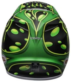 Bell Helmets Bell MX-9 Mips Showtime Helmet -Motorcycle Parts Shop bell mx9 mips showtime helmet black green 5