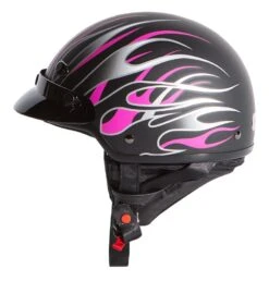 BILT Phoenix Women's Helmet -Motorcycle Parts Shop bilt phoenix womens helmet matte black pink 5