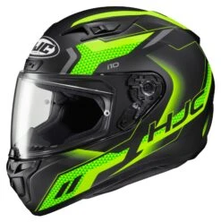 HJC I10 Robust Helmet -Motorcycle Parts Shop hj ci10 robust helmet black green