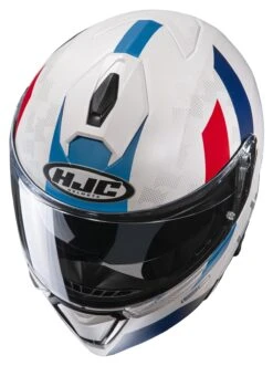 HJC I90 Syrex Helmet -Motorcycle Parts Shop hjci90 syrex helmet white blue red 2