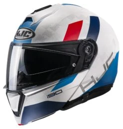 HJC I90 Syrex Helmet -Motorcycle Parts Shop hjci90 syrex helmet white blue red
