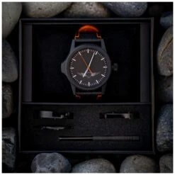 Hogwatch Key Fob Wrist Watch For Harley Davidson -Motorcycle Parts Shop hogwatch key fob wrist watch black orange 1