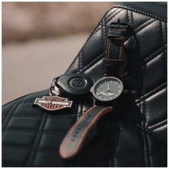 Hogwatch Key Fob Wrist Watch For Harley Davidson -Motorcycle Parts Shop hogwatch key fob wrist watch black orange 2