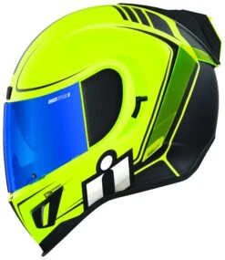 Icon Airform Resurgent Helmet -Motorcycle Parts Shop icon airform resurgent helmet hi viz 1