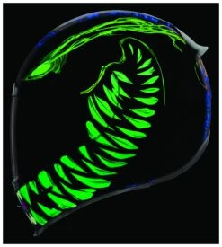 Icon Airframe Pro Soul Food Helmet -Motorcycle Parts Shop icon airframe pro soul food helmet blue 2