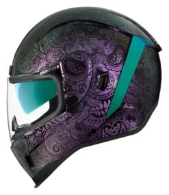 Icon Airform Chantilly Opal Helmet -Motorcycle Parts Shop icon hlmt afrm chnt opal purple 1