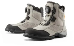 Icon Stormhawk WP Boots -Motorcycle Parts Shop icon stormhawk waterproof boots grey