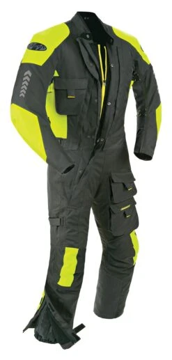 Joe Rocket Survivor Suit -Motorcycle Parts Shop joe rocket survivor suit black hi viz neon