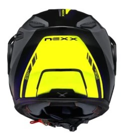 Nexx X Vilijord Hi-Viz Helmet -Motorcycle Parts Shop nexx x vilijord hi viz helmet black hi viz yellow 3