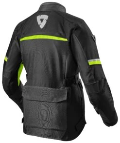 REV'IT! Outback 3 Women's Jacket -Motorcycle Parts Shop revit outback3 womens jacket black fluo yellow 1