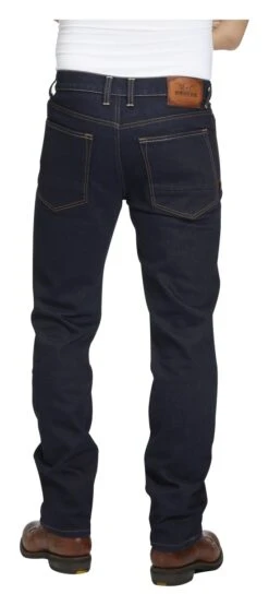 Rokker RokkerTech Straight Raw Jeans -Motorcycle Parts Shop rokker rokkertech slim straight jeans raw raw black 2