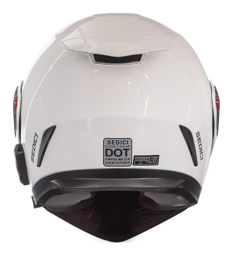 Sedici Sistema II Parlare Bluetooth Helmet White / MD [Blemished - Very Good] - Image 8