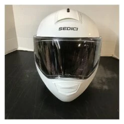 Sedici Sistema II Parlare Bluetooth Helmet White / MD [Blemished - Very Good] -Motorcycle Parts Shop sedici sistema ii parlare bluetooth helmet white md blemished very good white 9