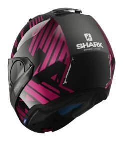 Shark EVO One 2 Lithion Helmet -Motorcycle Parts Shop shark evo one lithion dual matte black fuchsia 1
