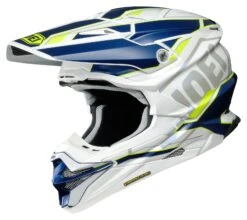 Shoei VFX-EVO Allegiant Helmet 9 Shoei VFX-EVO Allegiant Helmet -Motorcycle Parts Shop shoei vfxevo allegiant helmet white blue yellow