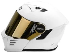 Simpson Mod Bandit Helmet -Motorcycle Parts Shop simpson mod bandit helmet white 1