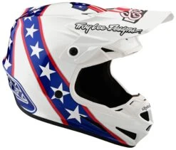 Troy Lee Designs SE4 Evel Knievel Helmet (XS) -Motorcycle Parts Shop troy lee designs se4 evel knievel helmet 6