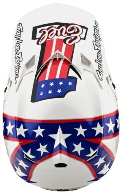 Troy Lee Designs SE4 Evel Knievel Helmet (XS) -Motorcycle Parts Shop troy lee designs se4 evel knievel helmet 7