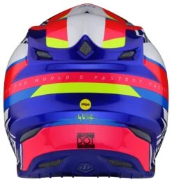 Troy Lee Designs Troy Lee SE5 Omega Helmet -Motorcycle Parts Shop troy lee se5 omega helmet blue 2