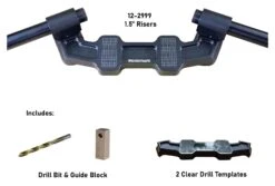 Woodcraft Universal Clip-On Risers W/ Adapter Plate -Motorcycle Parts Shop woodcraft universal clip on risersw adapter plate 4