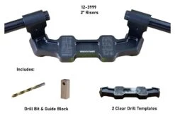 Woodcraft Universal Clip-On Risers W/ Adapter Plate -Motorcycle Parts Shop woodcraft universal clip on risersw adapter plate 5